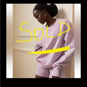 ❎❌SOLD❌❎Offline aerie Cloud Fleece Classic Crewneck Sweatshirt Orchid XXL